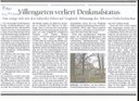 Villengarten verliert Denkmalstatus in Teltow Seehof ! 